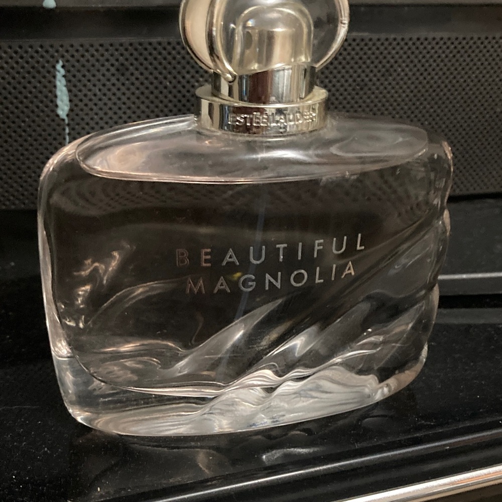 Estee Lauder Beautiful Magnolia Tan Bottle with Silver Cap